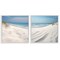 Stupell Industries Serene Beach Sand Dune 2 pc Framed Giclee Wall Art Set Design by Lazar Studio